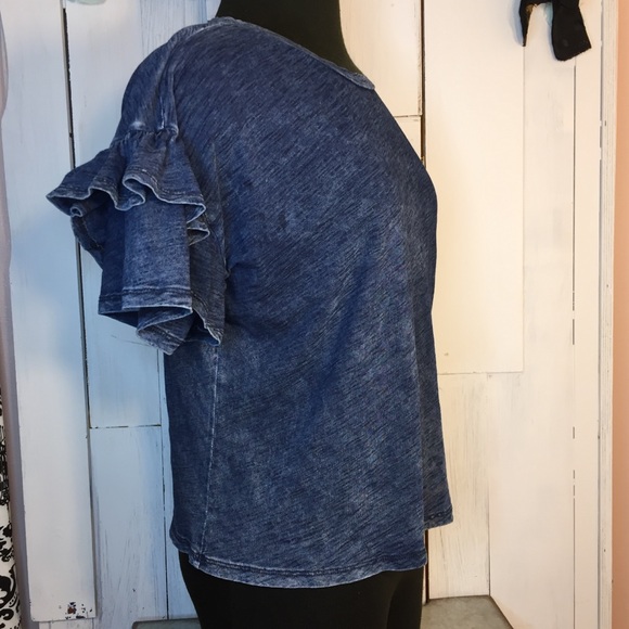 Universal Thread Ruffled Sleeve Top- XL - Picture 3 of 8